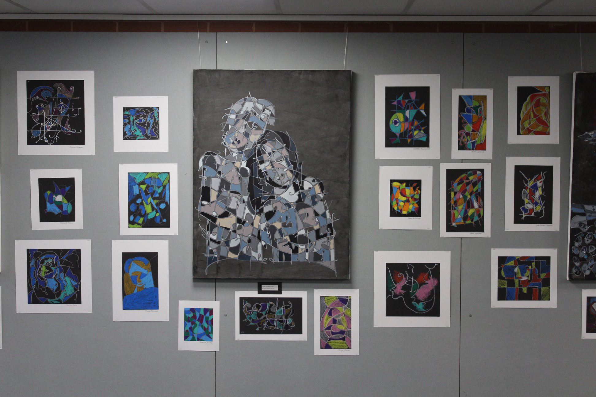 lina and students achs exhibition