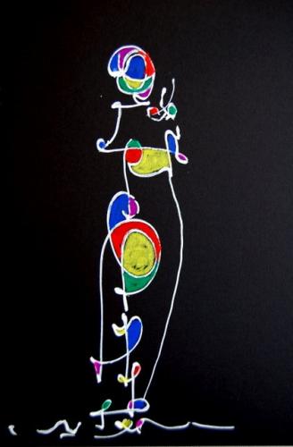 Oil Pastel on Card